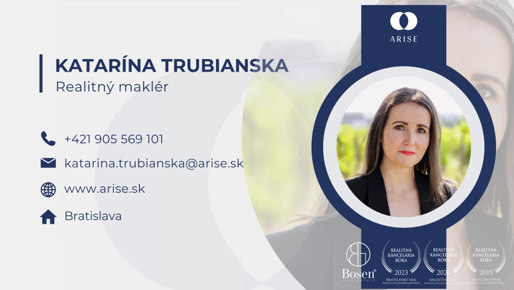 ARISE | Na prenájom svetlý 3-izbový byt s loggiou, Modra