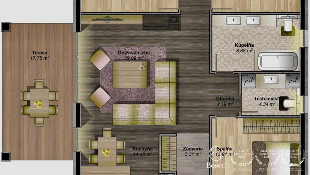 BOSEN | 4 izb. HOLODOM v meste Dunajská Streda