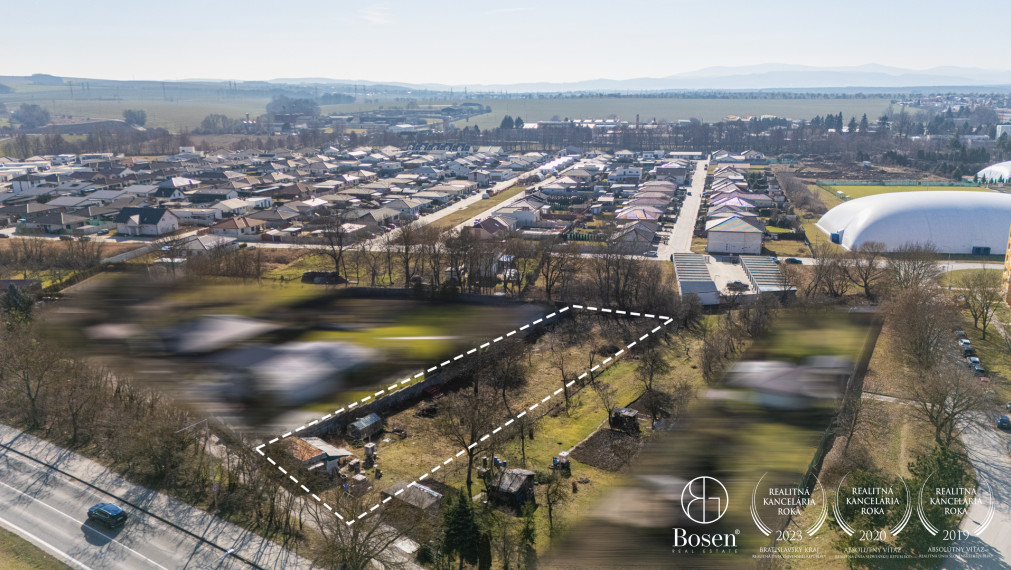 BOSEN | Stavebný pozemok 1780 m2 pre rodinný dom, Senica