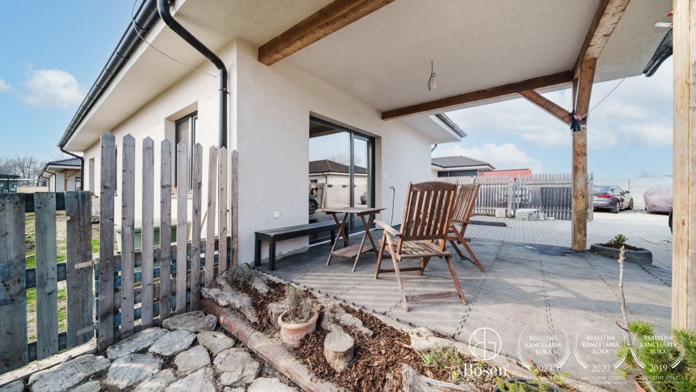 BOSEN | Moderný 4-izbový bungalov v tichej lokalite – Bellova Ves, Dunajská Streda