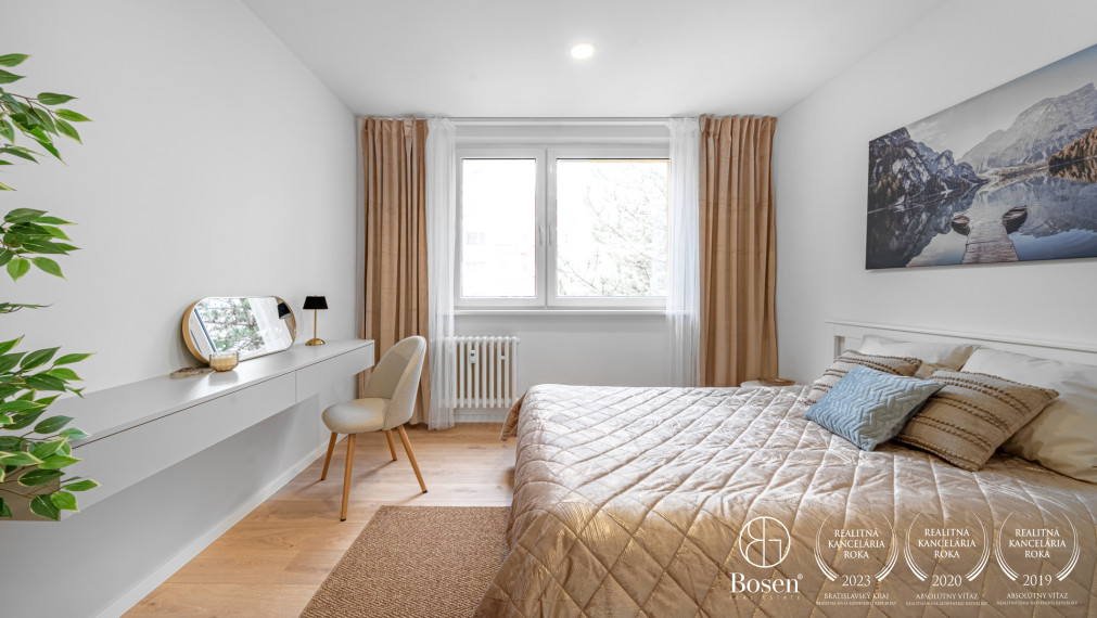 BOSEN | Kompletne zrekonštruovaný 4 izbový byt, 82m2, Medveďovej, Petržalka