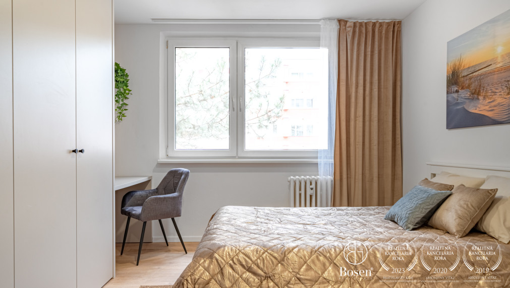 BOSEN | Kompletne zrekonštruovaný 4 izbový byt, 82m2, Medveďovej, Petržalka