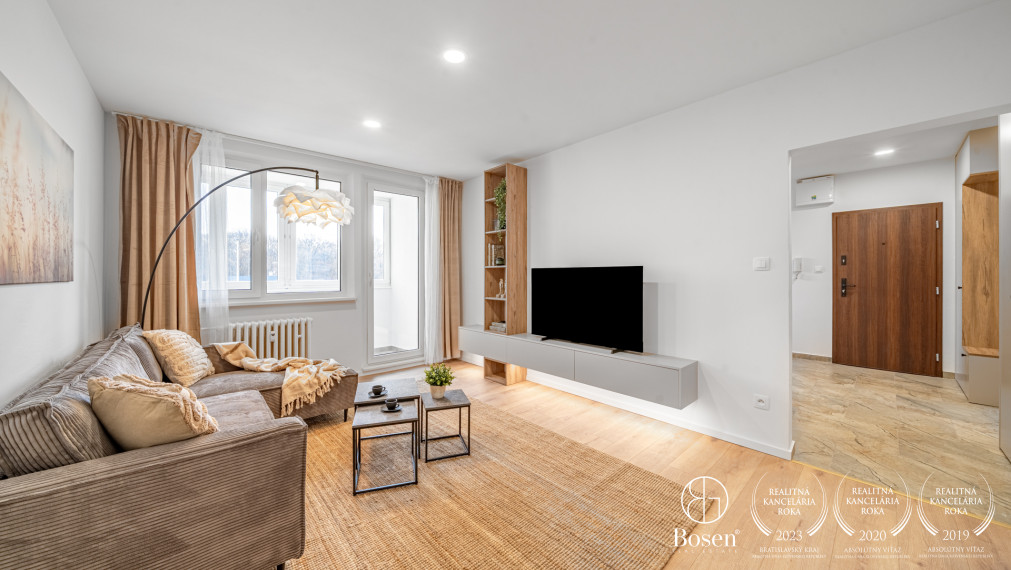 BOSEN | Kompletne zrekonštruovaný 4 izbový byt, 82m2, Medveďovej, Petržalka