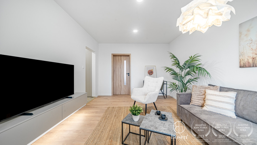 BOSEN | Kompletne zrekonštruovaný 4 izbový byt, 82m2, Medveďovej, Petržalka