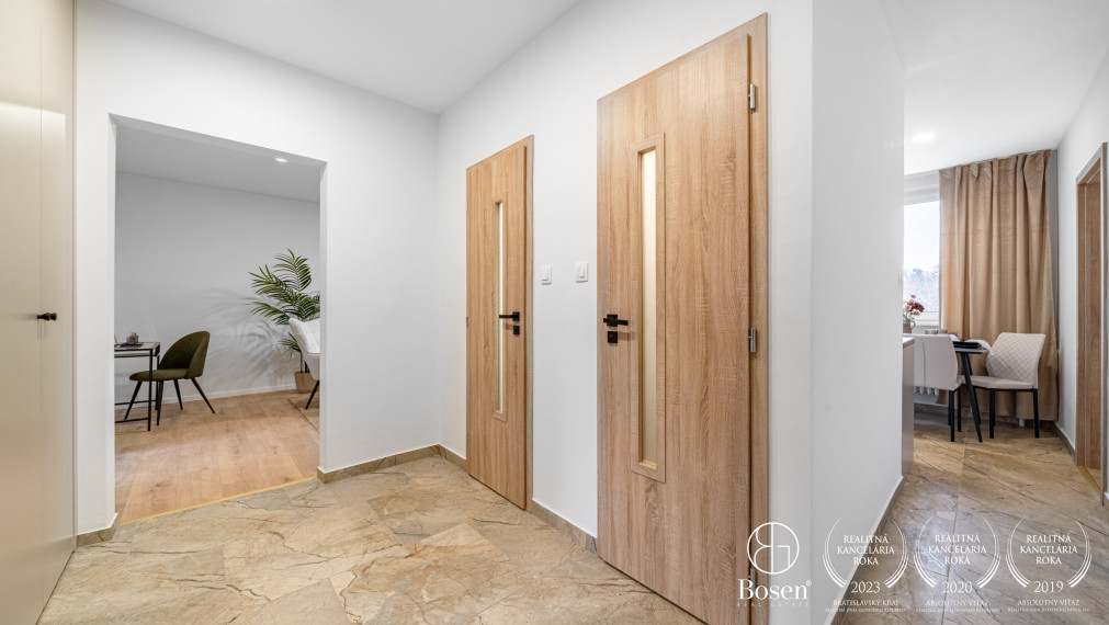 BOSEN | Kompletne zrekonštruovaný 4 izbový byt, 82m2, Medveďovej, Petržalka