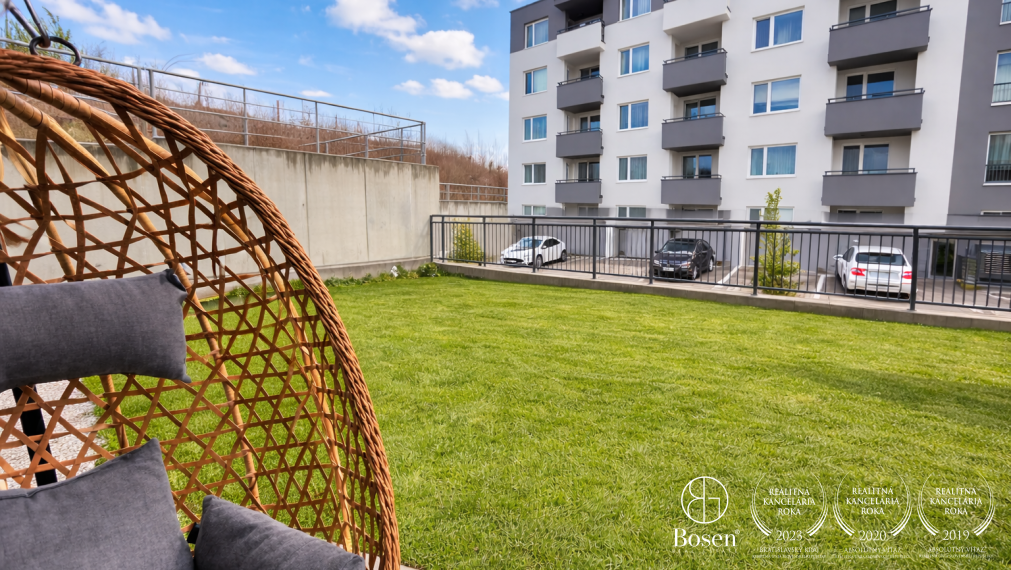 BOSEN | Na predaj NOVOSTAVBA 2i byt so záhradkou - Halalovka