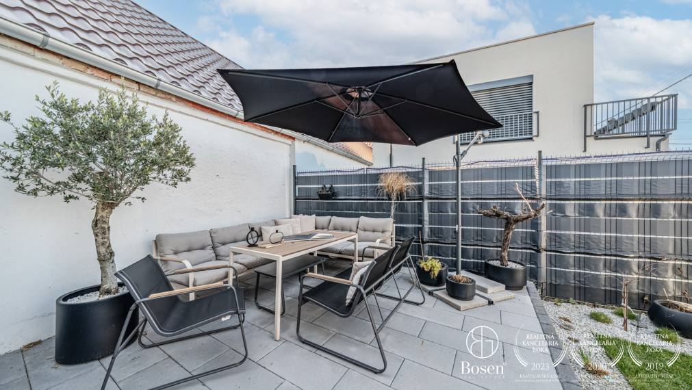 BOSEN | Moderný 2-izbový byt so záhradou v Bučanoch, 85 m2