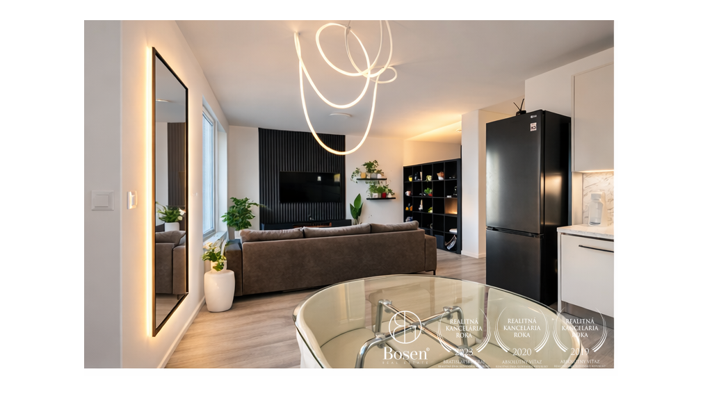 BOSEN I 1,5 izbový byt s parkovaním v novstavbe Bory Promenáda, ulica Jána Langoša