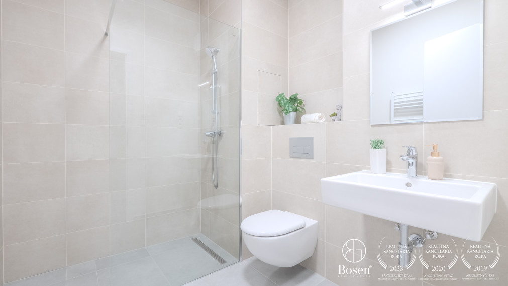 BOSEN I 1,5 izbový byt s parkovaním v novstavbe Bory Promenáda, ulica Jána Langoša