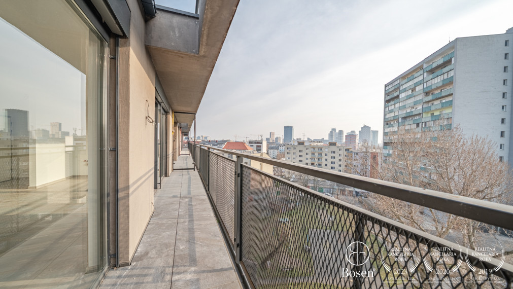 BOSEN | Svetlý 2-izbový byt s 2 terasami pri OC Central, Cyrilova ulica, Bratislava