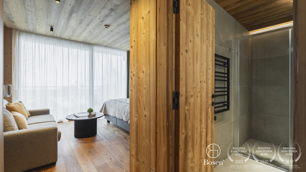 BOSEN | Luxusný 1 izbový apartmán s balkónom v PRÉMIOVOM HORSKOM REZORTE, Tatranská Lomnica
