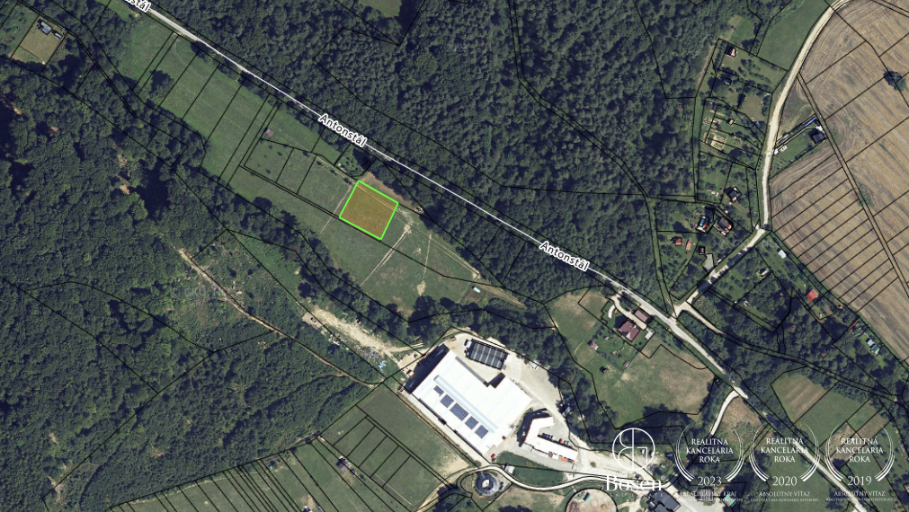 BOSEN | Na predaj pozemok v krásnom prostredí, 1564 m2 - Ľuborča