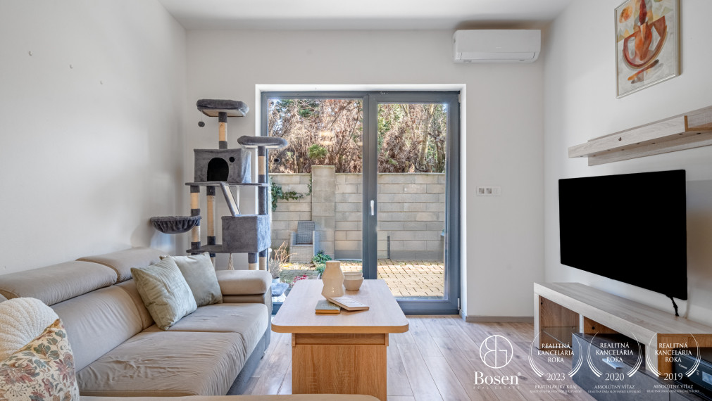 BOSEN | 2-izbový byt so záhradkou a parkovacím státím v novostavbe, 104,3 m², Ružinov, Na Piesku