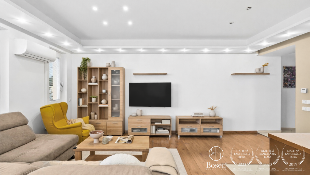 BOSEN | Morning coffee on the terrace with a view – 3-room apartment, Tupého Street, Bratislava – Vinohrady, 107 m²