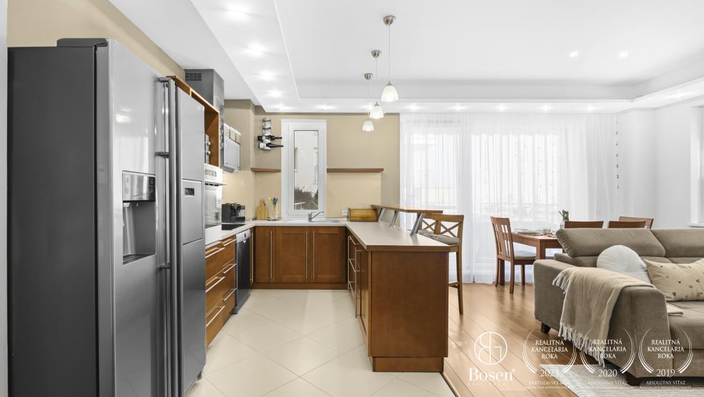 BOSEN | Morning coffee on the terrace with a view – 3-room apartment, Tupého Street, Bratislava – Vinohrady, 107 m²