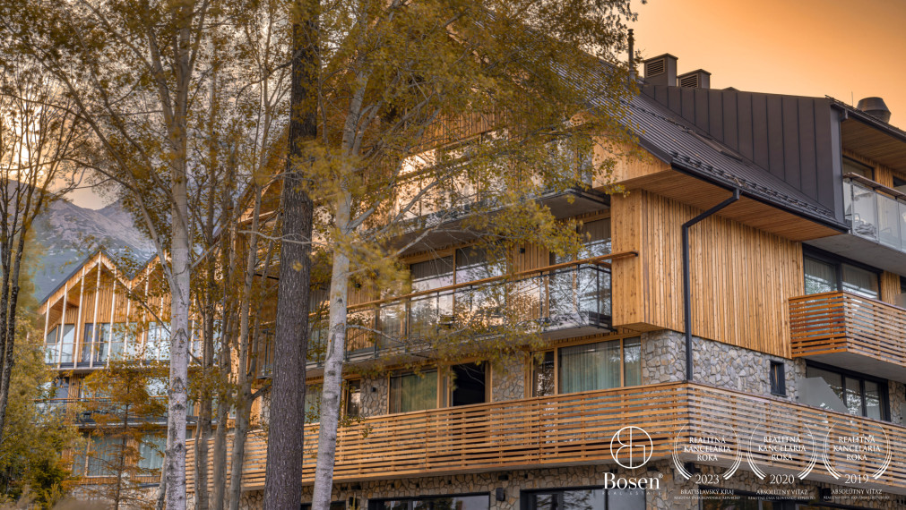 BOSEN | Luxusný 1 izbový apartmán s balkónom v PRÉMIOVOM HORSKOM REZORTE, Tatranská Lomnica