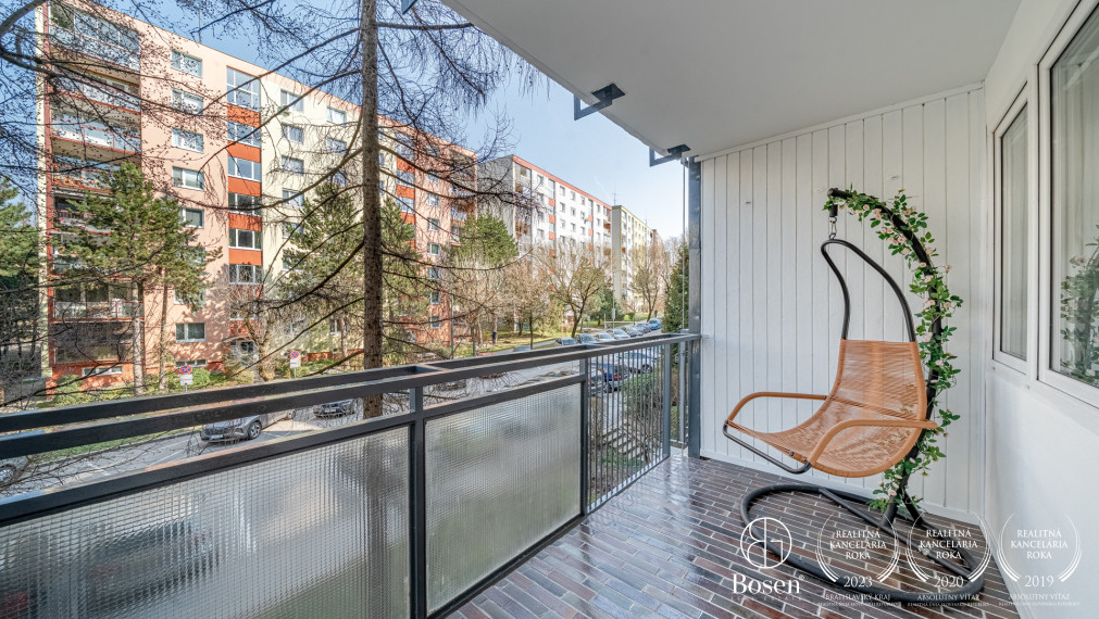 BOSEN | Kompletne zariadený, zrekonštruovaný 3-izbový byt s loggiou, 76,8 m2, Lamač, Studenohorská