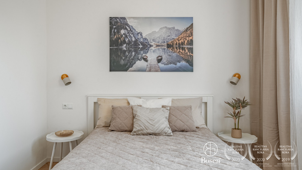 BOSEN | Kompletne zariadený, zrekonštruovaný 3-izbový byt s loggiou, 76,8 m2, Lamač, Studenohorská