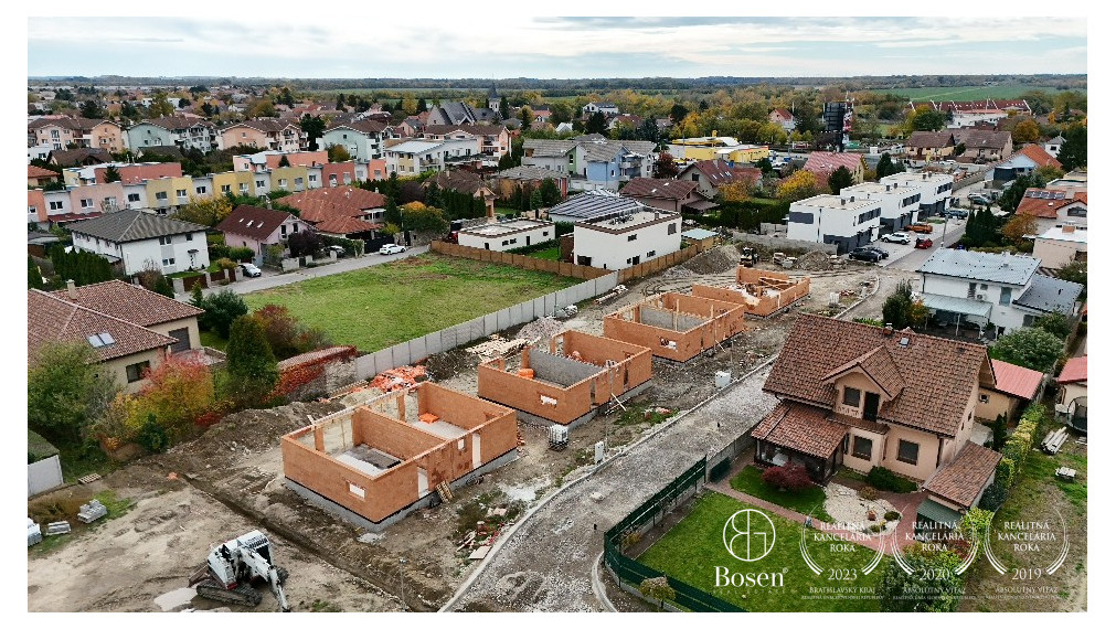 BOSEN | Moderné 4 izbové rodinné domy vo výstavbe, Rovinka