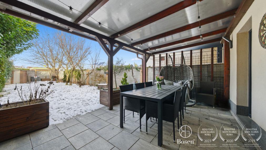 BOSEN | 4-bedroom family house with potential for 5 rooms, Višňová Street, Dunajská Lužná, 151 m2