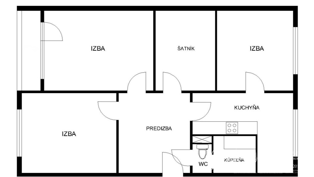 BOSEN | 3 izbový byt, REZERVOVANÉ