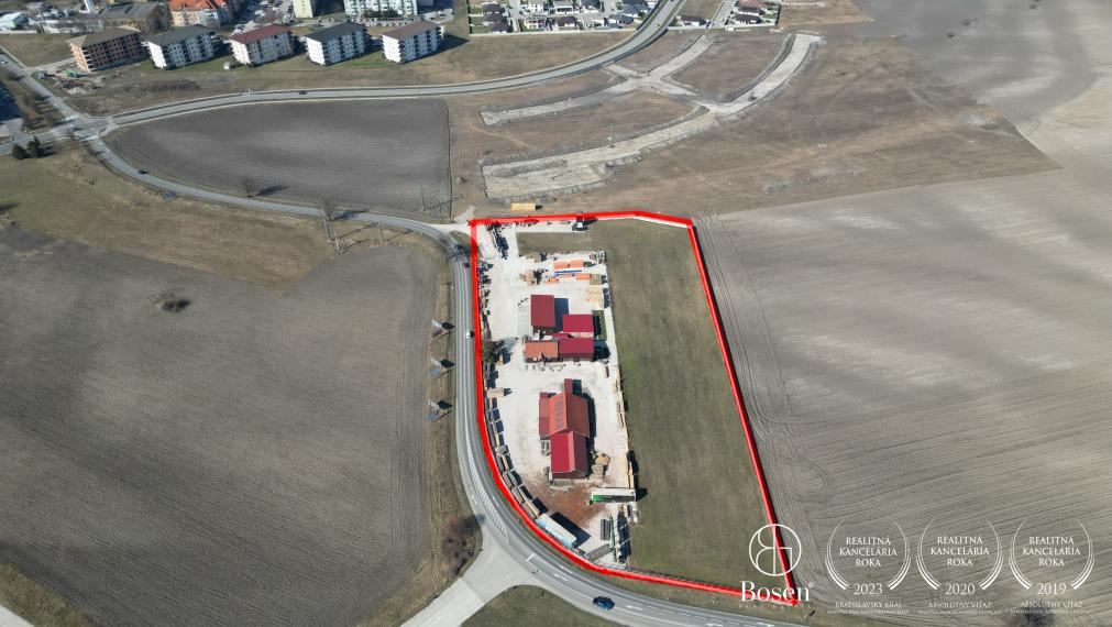 BOSEN | Priemyselný areál s predajňou a investičným pozemkom Dun. Streda