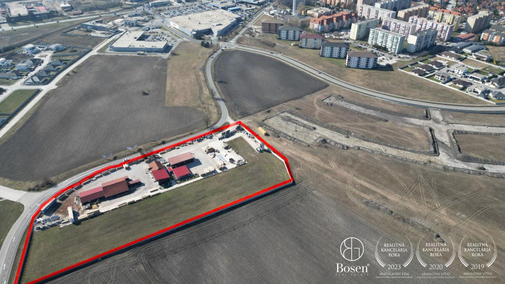 BOSEN | Priemyselný areál s predajňou a investičným pozemkom Dun. Streda