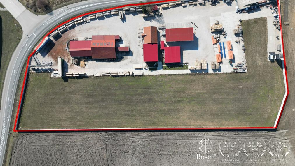 BOSEN | Priemyselný areál s predajňou a investičným pozemkom Dun. Streda