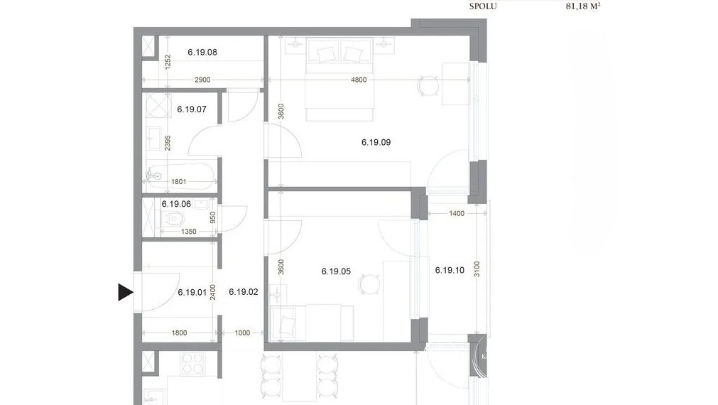 LOYALTERS | Predaj 3-izbového apartmánu s balkónom 82m2 | Kesselbauer |
