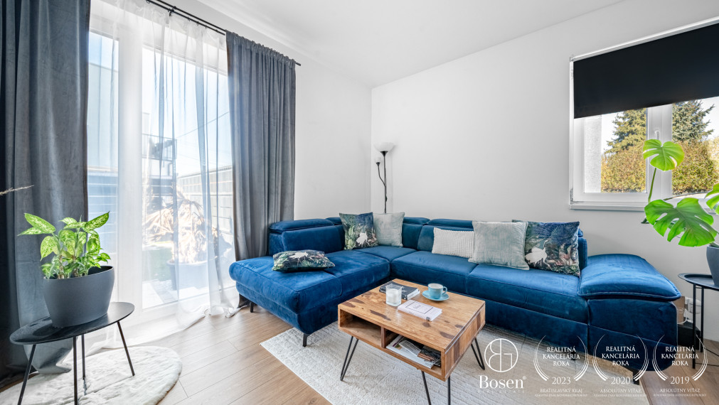 BOSEN |  2-izbový byt so záhradou a parkovacím miestom, 85m2
