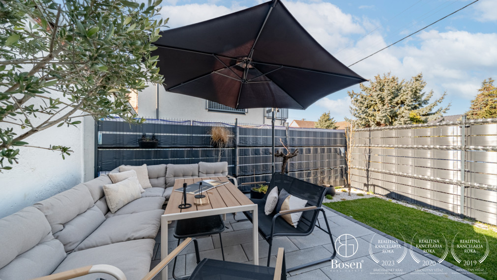 BOSEN |  2-izbový byt so záhradou a parkovacím miestom, 85m2