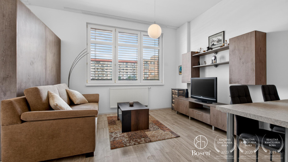 BOSEN | Zariadená garsónka v novostavbe PRIMA PARK v mestskej časti Ružinov, Jašíkova ulica