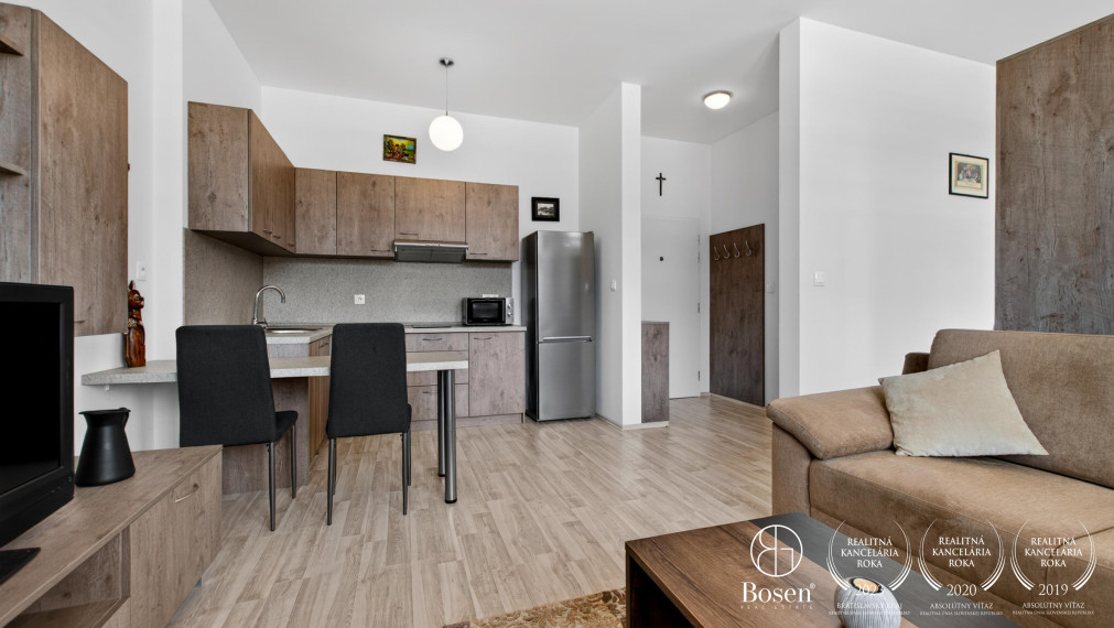 BOSEN | Zariadená garsónka v novostavbe PRIMA PARK v mestskej časti Ružinov, Jašíkova ulica