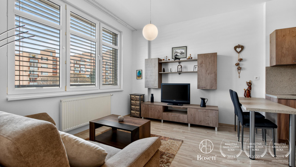 BOSEN | Zariadená garsónka v novostavbe PRIMA PARK v mestskej časti Ružinov, Jašíkova ulica