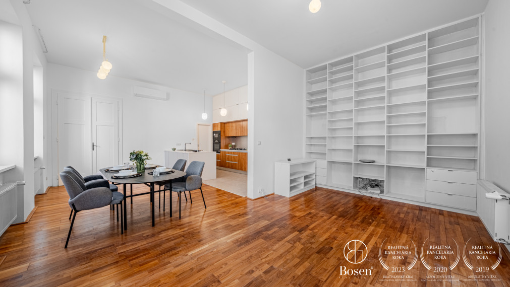 BOSEN | Veľkometrážny 4,5 izbový byt na Heydukovej ulici, Bratislava - Staré mesto