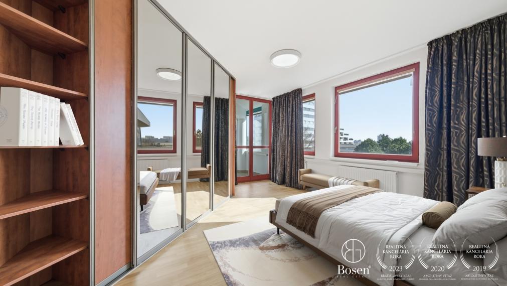 BOSEN | Prémiový 4-izbový byt 134 m², zimná terasa, 2× garáž, Vajnorská – oproti OC VIVO