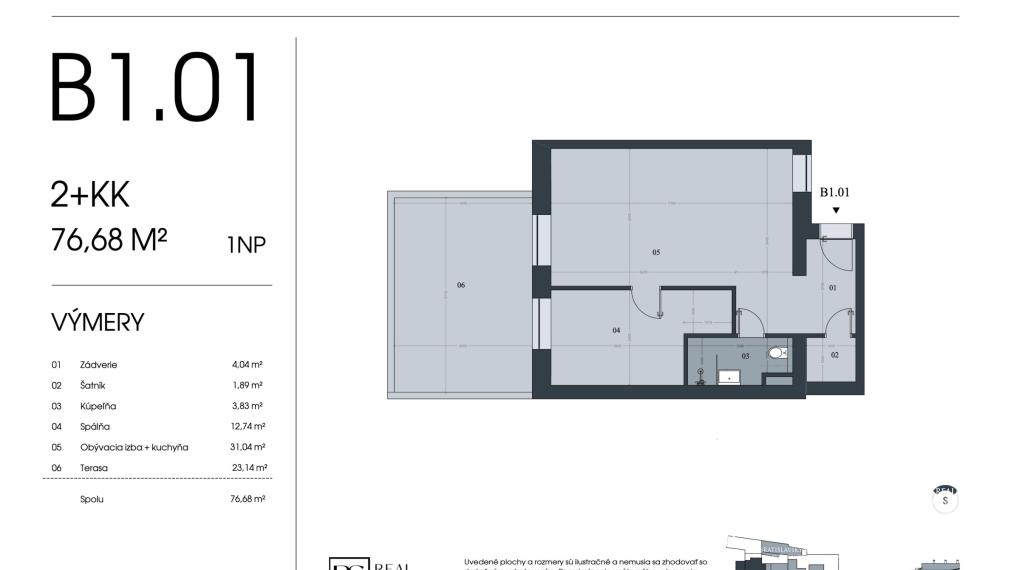BOSEN| 2 izbový, zariadený byt s predzáhradkou