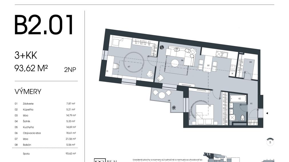 BOSEN|3-izbový atypický byt s priznaným krovom-Vila Sandberg