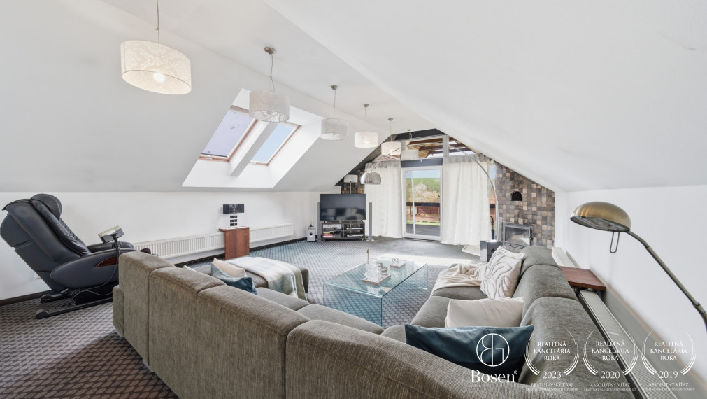 BOSEN | Rodinný dom s wellness a podnikateľským priestorom, Veľké Bielice, 521 m2