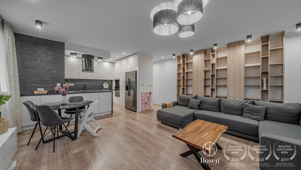 BOSEN |3 izbový zariadený byt 91 m2,  garážové státie