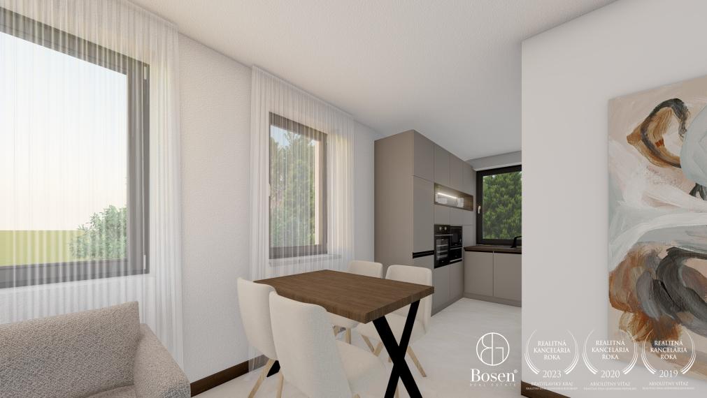 BOSEN|Vydané stavebné povolenie! Novostavba 4 izbového rodinného domu