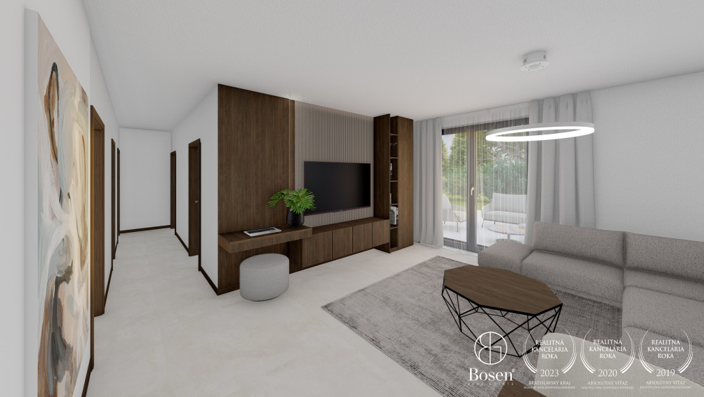 BOSEN|Vydané stavebné povolenie! Novostavba 4 izbového rodinného domu