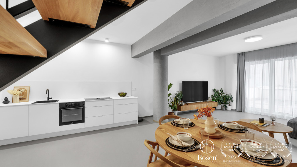 BOSEN | Novostavba 3 izbový mezonet s terasou 163,64 m2, Bratislava – m.č. Staré Mesto