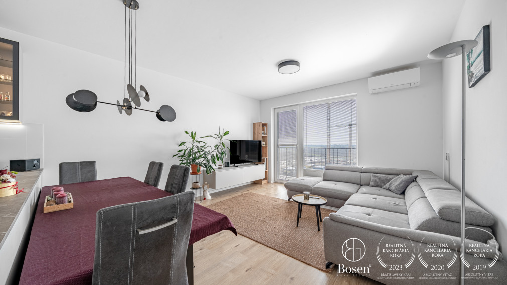 BOSEN | 4 izbový byt v Bratislave v projkete Slnečnice zóna mesto, Petržalka