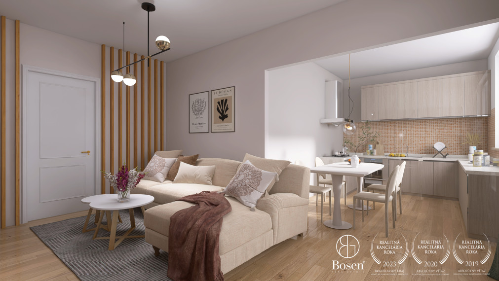 BOSEN | 2 izbový byt s balkónom, 59m2