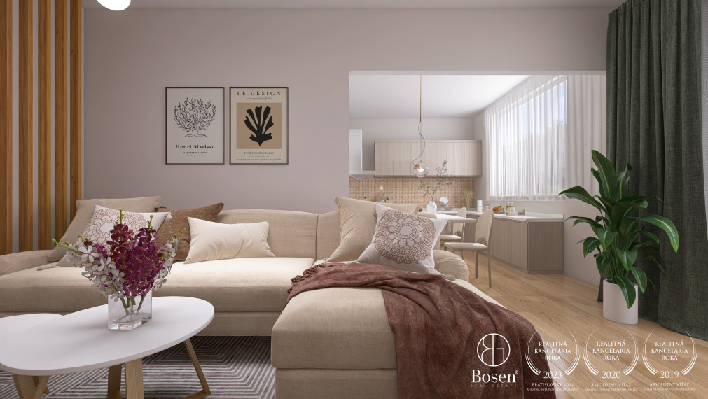 BOSEN | 2 izbový byt s balkónom, 59m2