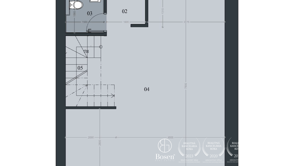 BOSEN | 3i mezonet so záhradkou v komornej rezidencii