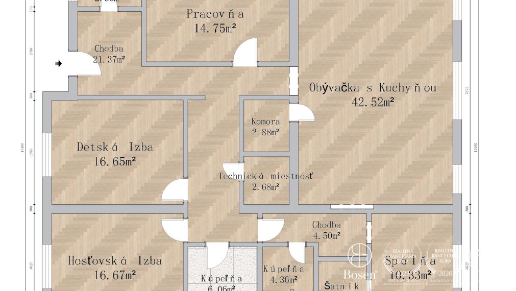 BOSEN | Novostavba 5 izbového rodinného domu Kostolište