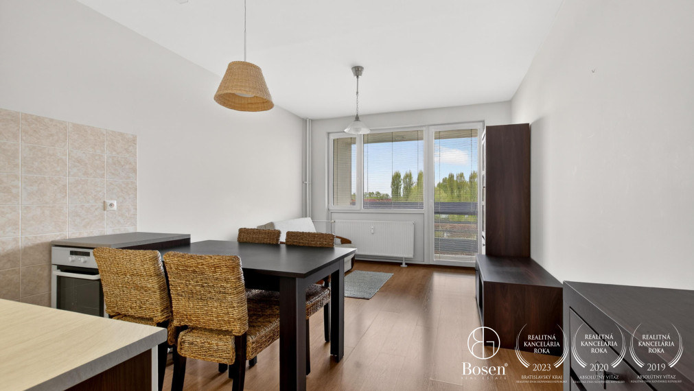 BOSEN | 2 izbový byt v Ružinove - Vlčie Hrdlo, 41.83m2+3.30