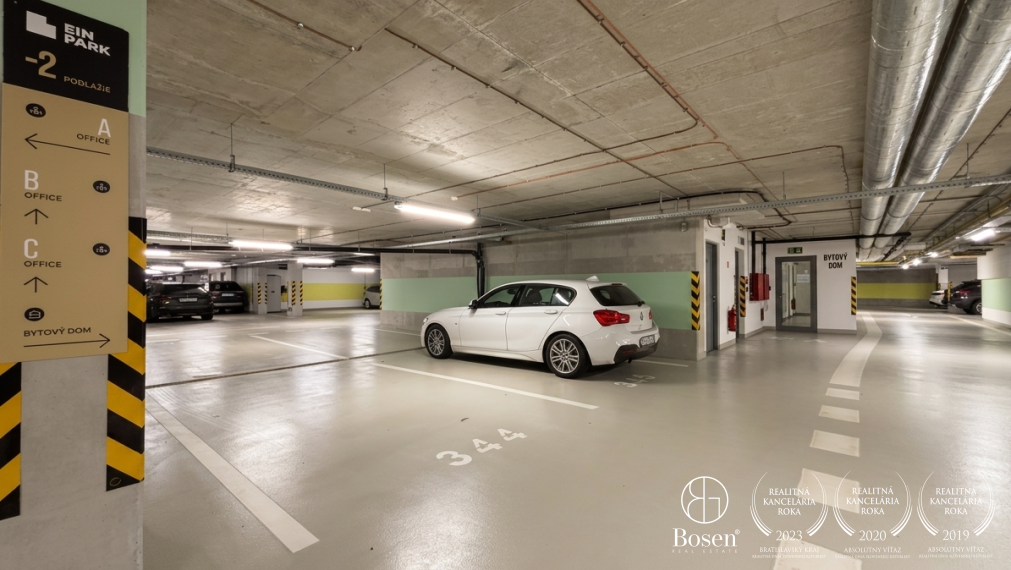 BOSEN | Nadštandardné parkovacie státie v projekte EINPARK